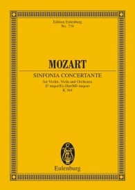 Mozart: Sinfonia concertante Eb major KV 364 (Study Score) published by Eulenburg